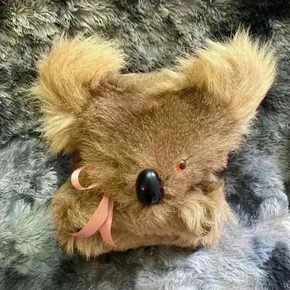 Vintage Australian Koala bear real fur plush  stuffed animal Australia real fur - Picture 8 of 12